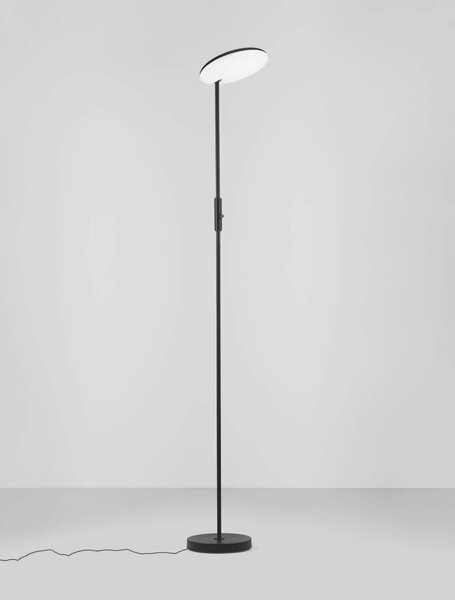 LED stmievateľná čierna stojaca lampa Notos