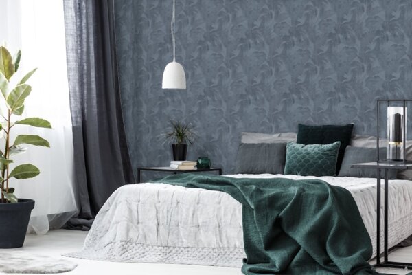 A.S. Création | Vliesová tapeta na stenu New Walls 37396-5 | 0,53 x 10,05 m | modrá