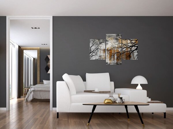Obraz - Siluety stromov (90x60 cm)