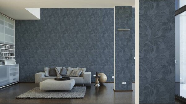 A.S. Création | Vliesová tapeta na stenu New Walls 37396-5 | 0,53 x 10,05 m | modrá