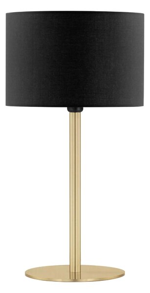 LED čierno-zlatá stolná lampa Sibnia