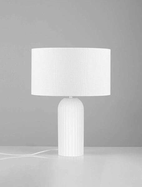 LED biela stolná lampa Ammos