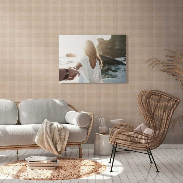 A.S. Création | Vliesová tapeta na stenu Natural Living 38664-1 | 0,53 x 10,05 m | béžová, hnedá