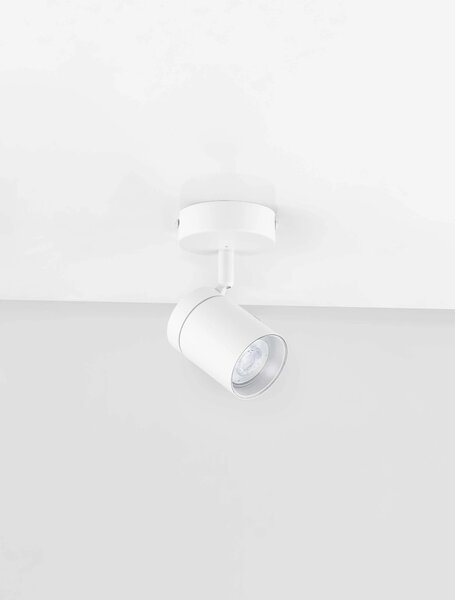 LED biele designové stropné svietidlo Alma – Biela