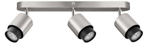 LED nikel designové stropné svietidlo Ison 3 – Sivá