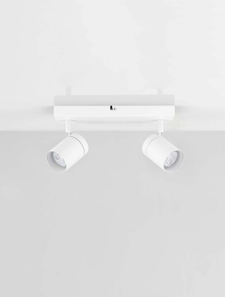 LED biele moderné stropné svietidlo Alma – Biela
