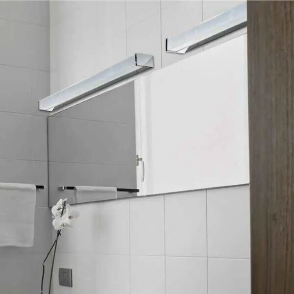 LED nástenné svietidlo Peter 120 3000 chróm – Sivá