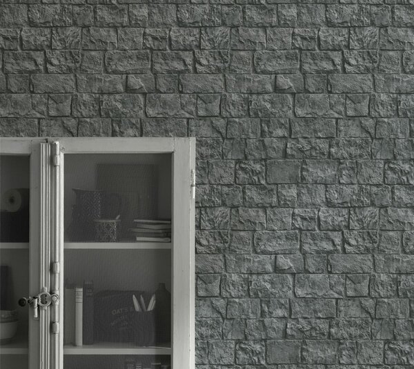 DIMEX | Vliesová tapeta na stenu WPE-901884 | 0,53 x 10,05 m | šedá