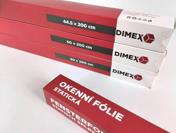 DIMEX | Statická zatemňovacia fólia DWF-FB-02 | šírka 44,5 cm | čierna