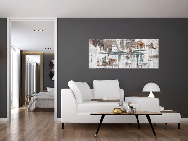 Obraz - Abstraktné ťahy (120x50 cm)