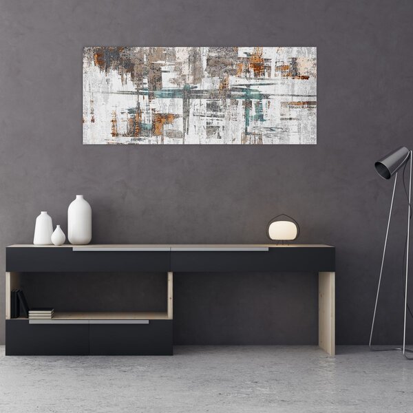 Obraz - Abstraktné ťahy (120x50 cm)
