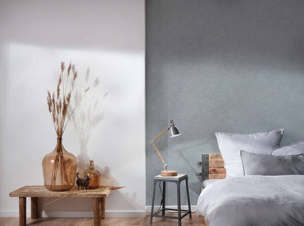 A.S. Création | Vliesová tapeta na stenu Smart Surfaces 39566-2 | 0,53 x 10,05 m | šedá