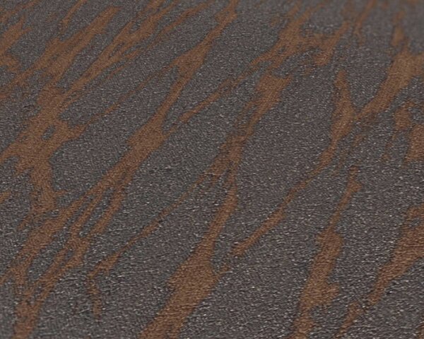A.S. Création | Vliesová tapeta na stenu Smart Surfaces 39563-4 | 0,53 x 10,05 m | hnedá, šedá, metalická