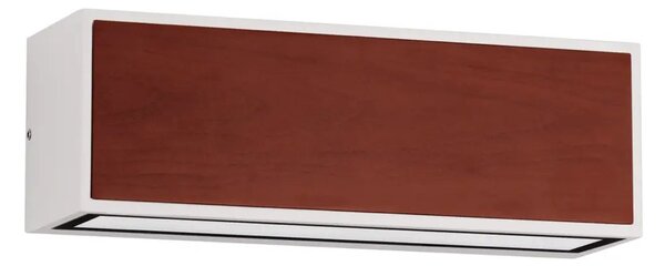 Vonkajšie nástenné svietidlo Brown biela