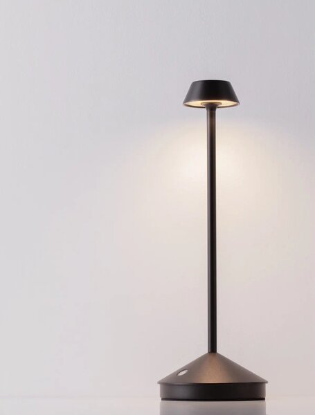 Vonkajšia stolová lampa Lumo čierna