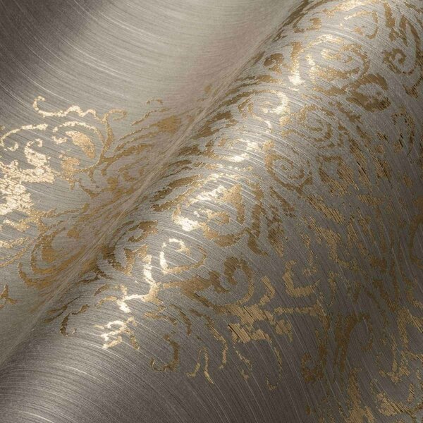 A.S. Création | Vliesová tapeta na stenu Luxury Wallpaper 31945-3 | 0,53 x 10,05 m | béžová, zlatá