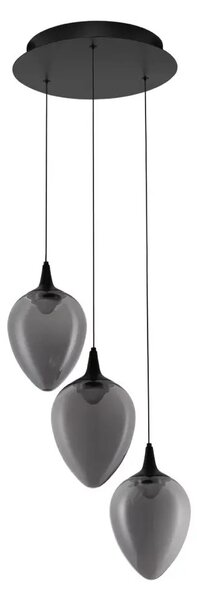 Minimalistický luster Nali 3 Čierna