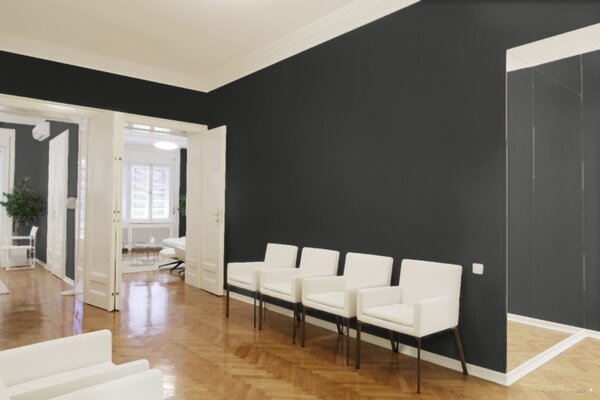 A.S. Création | Vliesová tapeta na stenu Versace 34327-3V | 0,70 x 10,05 m | čierna, metalická