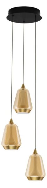 Minimalistický luster Alish 3 Zlatá