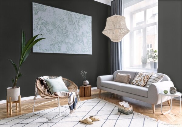 A.S. Création | Vliesová tapeta na stenu Versace 34327-3V | 0,70 x 10,05 m | čierna, metalická