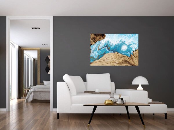 Obraz - Drevo (90x60 cm)