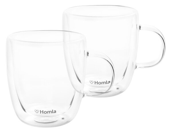Sada dvoch hrnčekov CEMBRA s dvojitým dnom ALL 833972 420 ml