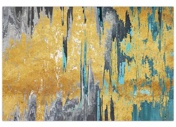 Obraz - Zlatý design (90x60 cm)