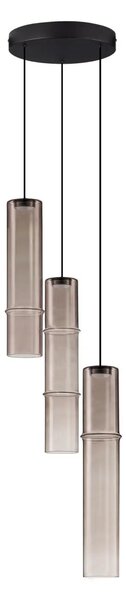 Dizajnový luster Sano 3 Smoky – Čierna