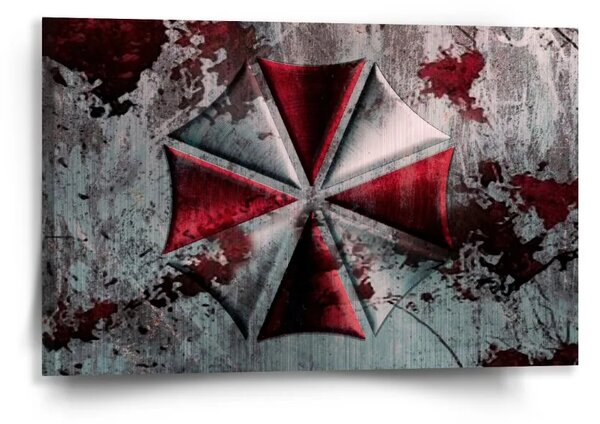 Sablio Obraz Resident Evil Umbrella Corporation Steel - 60x40 cm