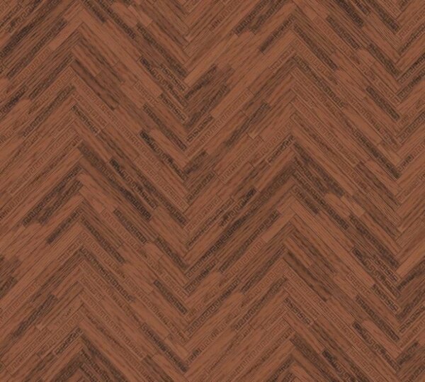 A.S. Création | Vliesová tapeta na stenu Versace 37051-3V | 0,70 x 10,05 m | hnedá, čierna