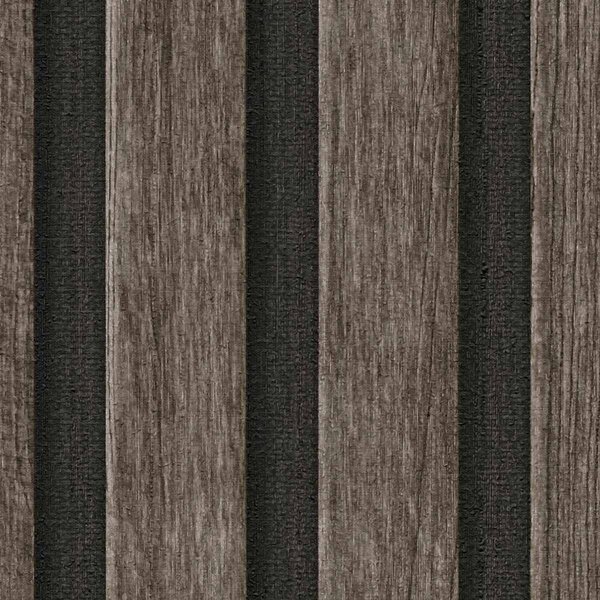 A.S. Création | Vliesová tapeta na stenu Elements 39109-3 | 0,53 x 10,05 m | hnedá, čierna