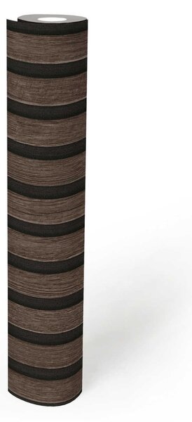 A.S. Création | Vliesová tapeta na stenu Elements 39109-3 | 0,53 x 10,05 m | hnedá, čierna