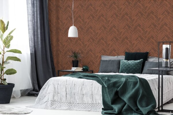A.S. Création | Vliesová tapeta na stenu Versace 37051-3V | 0,70 x 10,05 m | hnedá, čierna