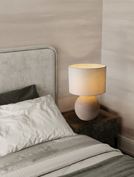 Dizajnová stolová lampa Nagomi – Hnedá