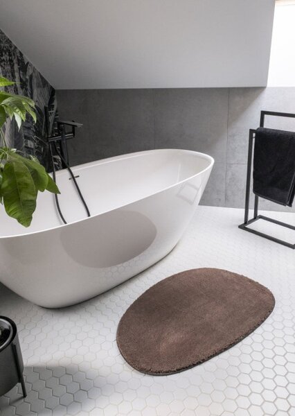 Kúpeľňový koberček LOFT SHAPE hnedý