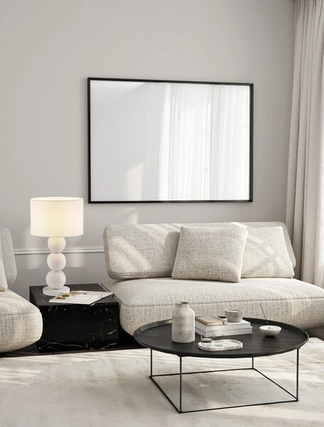 Moderná stolová lampa Chamois – Hnedá