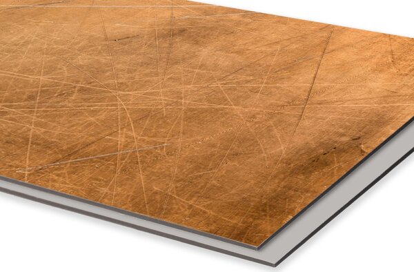 DIMEX | Dibond doska za kuchynskú linku | DBW-18060-295 Bronzová textúra | 180 x 60 cm