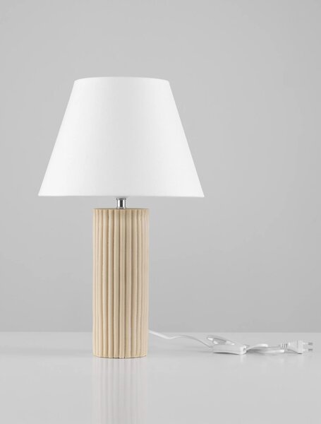 Dizajnová stolová lampa Bacco – Hnedá