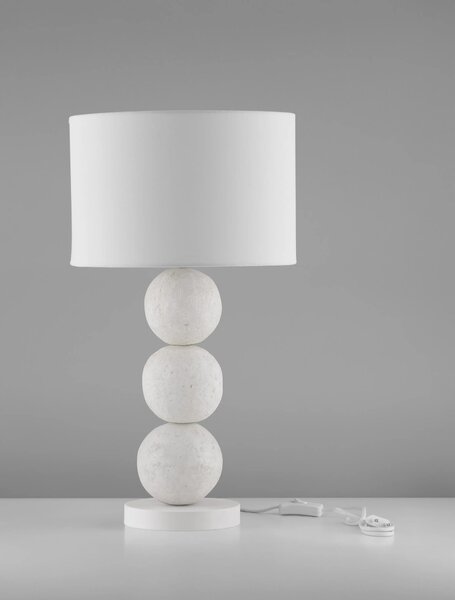 Moderná stolová lampa Chamois – Hnedá