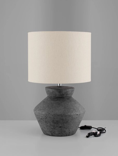 Dizajnová stolová lampa Plumage – Hnedá