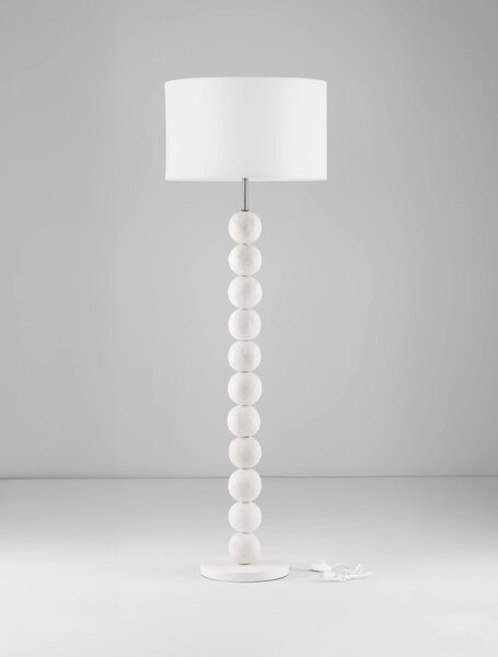 Moderná stojaca lampa Chamois – Hnedá