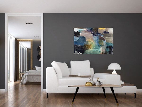 Obraz - Akvarelová abstrakcia (90x60 cm)