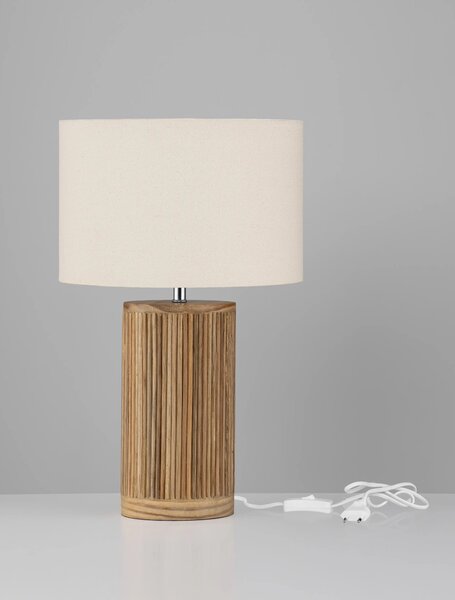 Moderná stolová lampa Nau – Hnedá