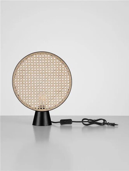 Dizajnová stolová lampa Tiera A – Hnedá