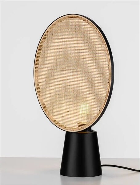 Dizajnová stolová lampa Tiera B – Hnedá