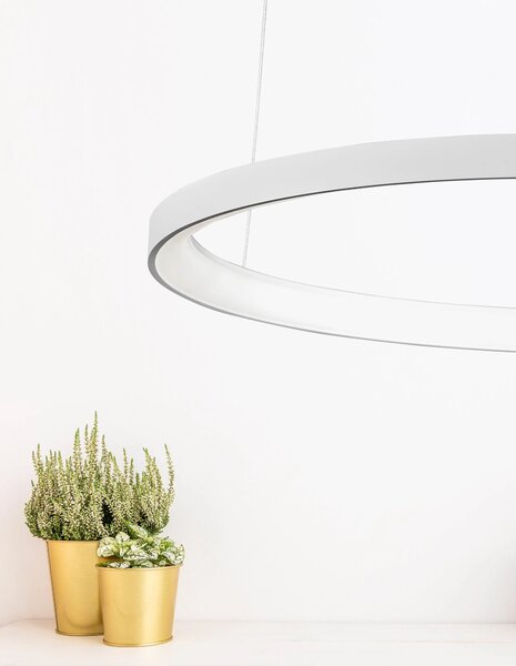 LED luster Pertino 78 3000K biele – Biela