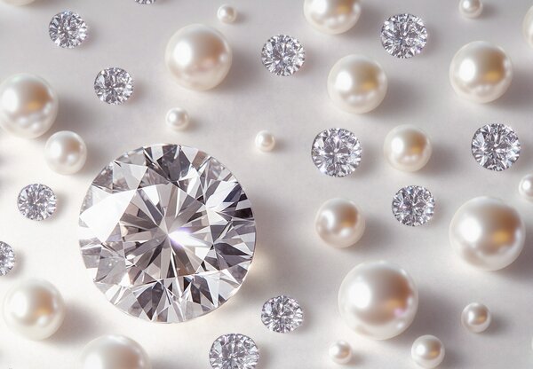 Fototapeta - Perly a diamanty (147x102 cm)