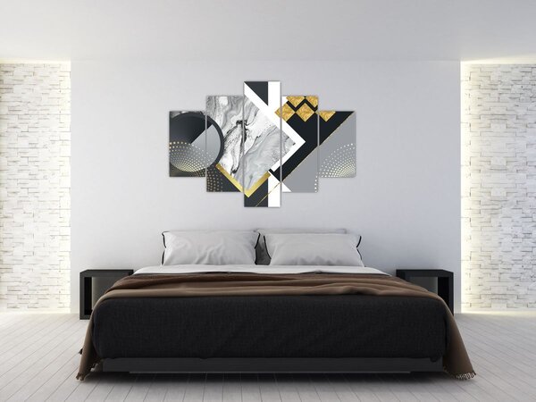 Obraz - Texturoavná koláž (150x105 cm)