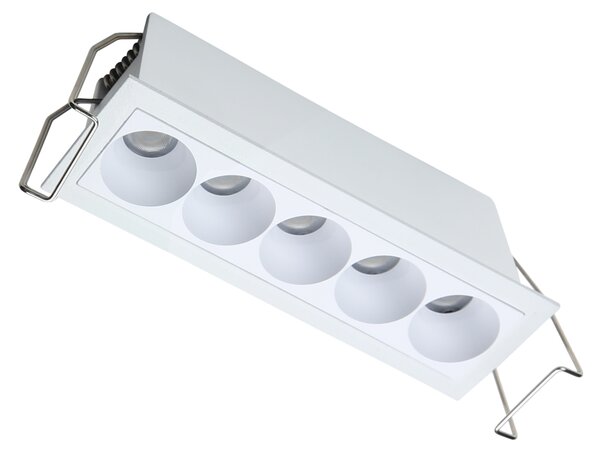 Minimalistické podhľadové svietidlo do sadrokartonu Tetris 14 10W CCT biele – Biela
