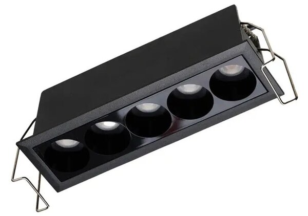 Minimalistické podhľadové svietidlo do sadrokartonu Tetris 14 10W CCT čierna